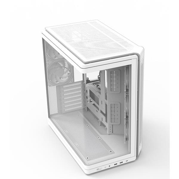 WU COOLMAN RHOMBIC ホワイト PCケース Amazon.co.jp: ノーブランド品 WJCOOLMANゲームPCケース