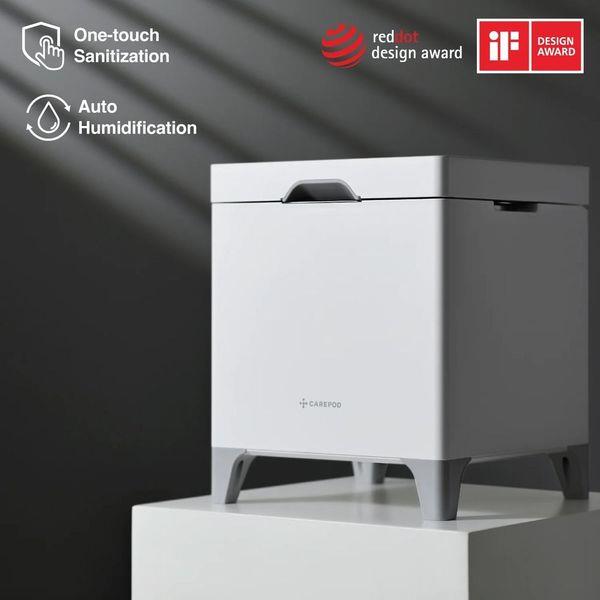 ケアポッド Carepod Cube plus キューブハイブリッド式ステンレス加湿
