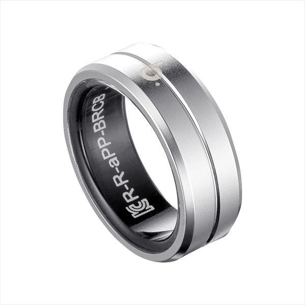 b.ring スマートリング ステンレススチール シルバー サイズ7