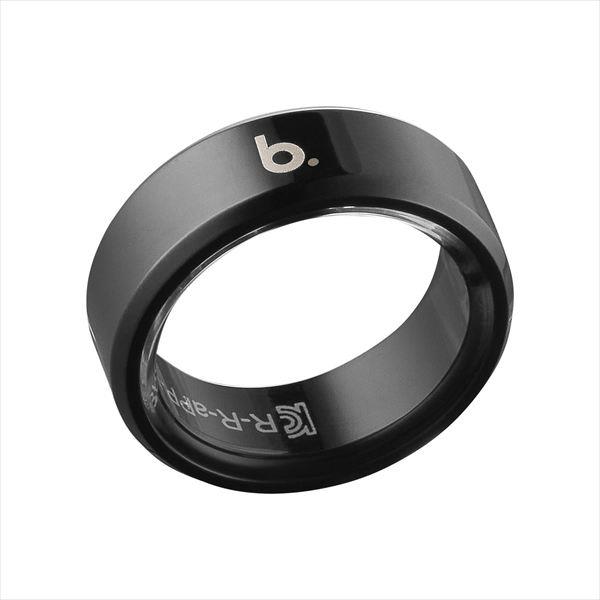 b.ring スマートリング ステンレススチール ブラック サイズ7
