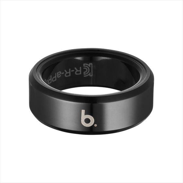 b.ring スマートリング ステンレススチール ブラック サイズ9