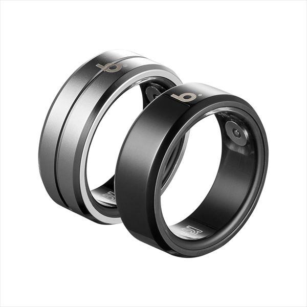 Hello Ring スマートリング ブラック HelloRing（ハローリング）が提唱する「ファッション名刺」の新定番