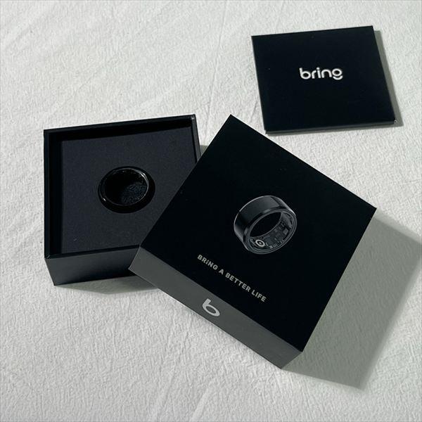 b.ring スマートリング ステンレススチール ブラック サイズ10