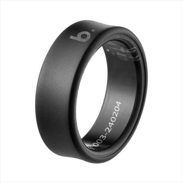 b.ring スマートリング チタン ブラック サイズ8 B084TNBKRNG