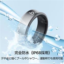 b.ring スマートリング チタン ブラック サイズ8 B084TNBKRNG | ノジマ