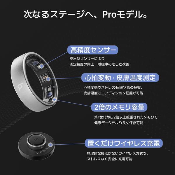 b.ring b.ring ブリング スマートリング Pro モデル チタン ローズ