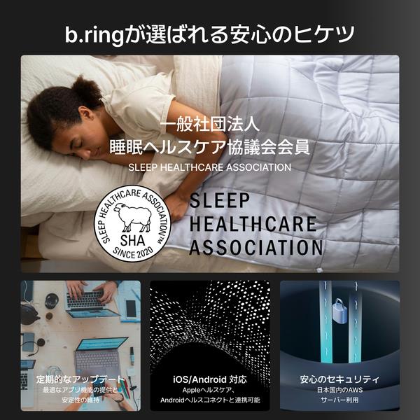 b.ring b.ring ブリング スマートリング Pro モデル チタン ローズ