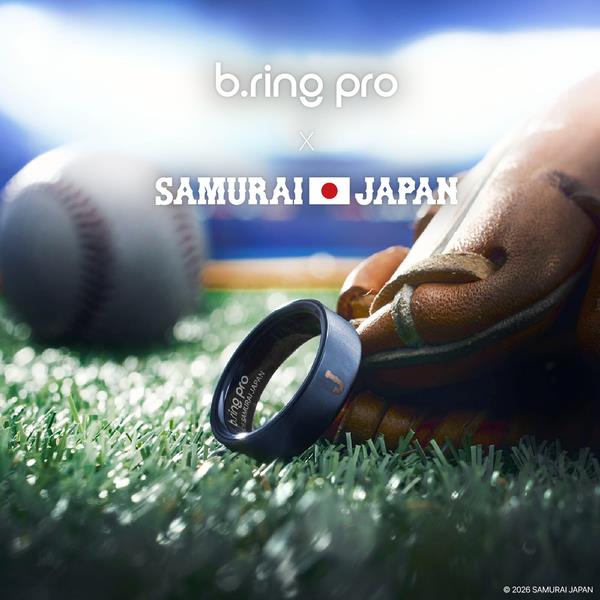 b.ring 侍ジャパン×b.ring コラボ スマートリング SAMURAI JAPAN