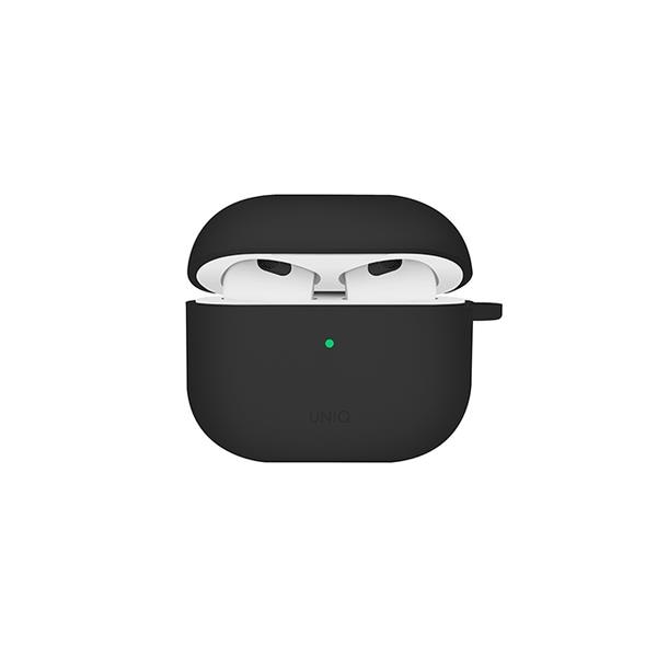 UNIQ AirPods 4 シリコンケース NEXO ブラック UNIQ-AIRPODS2024