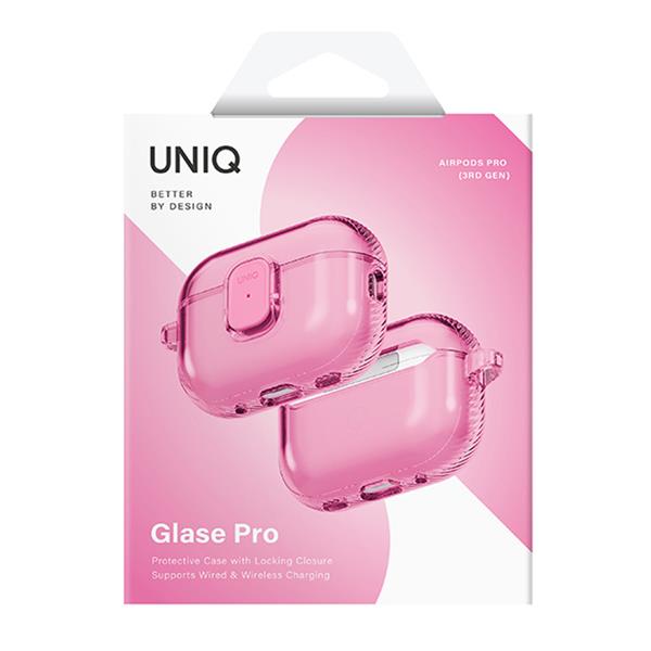 UNIQ AirPods Pro 3 TPUケース GLASE PRO クリアピンク UNIQ