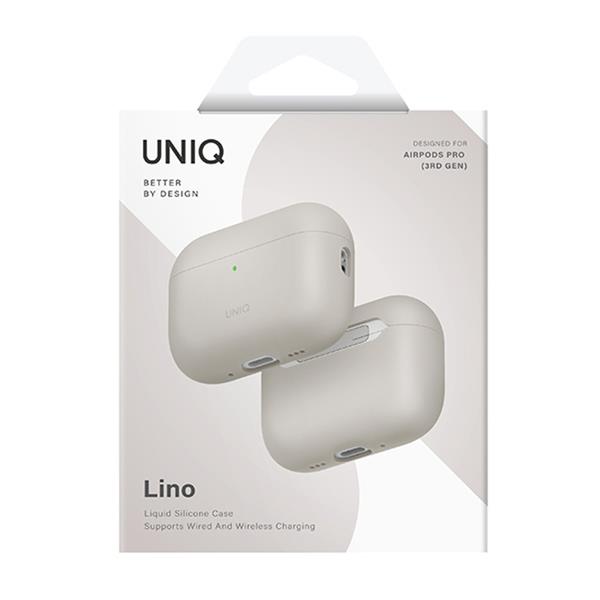 UNIQ AirPods Pro 3 TPUケース LINO アイボリー UNIQ-AIRPODSPRO3