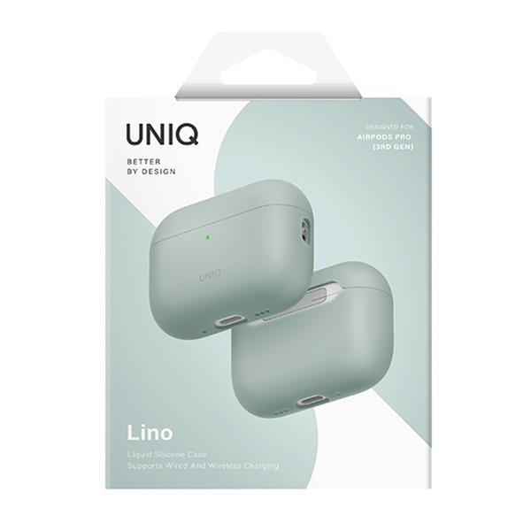 UNIQ AirPods Pro 3 TPUケース LINO グリーン UNIQ-AIRPODSPRO3