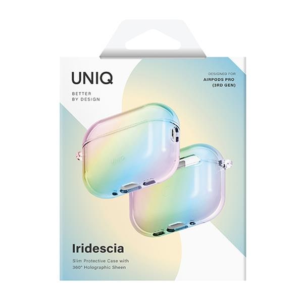 UNIQ AirPods Pro 3 TPUケース IRIDESCIA ホロクオーツ UNIQ