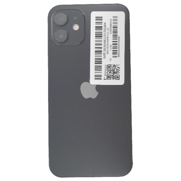 iPhone 12 ブラック　128 GB Softbank APPLE 【Cランク中古品】 Softbank iPhone 12 128 GB Black MGHU3J