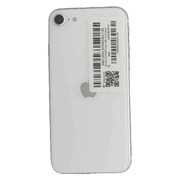 K*様 iPhoneSE 128GB SIMフリー　割れなし 本体のみ ホワイト APPLE 【Bランク中古品】 SIMロック解除済 SIMフリー iPhone SE 2nd