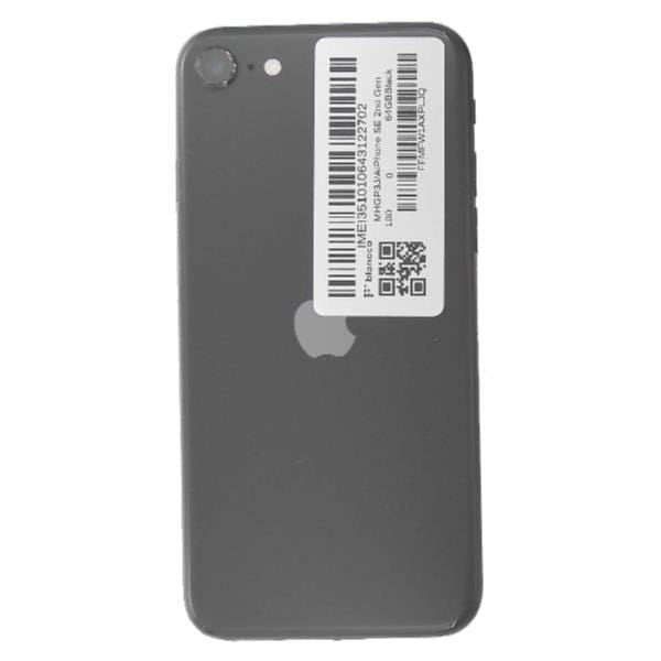 4-377 iPhoneSE　ブラック　64GB　本体　SIMロックなし APPLE 【Cランク中古品】 SIMロック解除済 SIMフリー iPhone SE 2nd