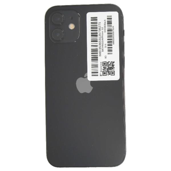 APPLE 【Cランク中古品】 SIMロック解除済 AU iPhone 12 64 GB Black