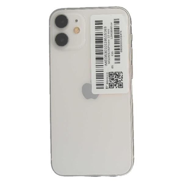 iPhone12 mini 128GB ホワイト 箱付　SIMロックあり　ドコモ APPLE 【Bランク中古品】 SIMロック解除済 DOCOMO iPhone 12 mini 128