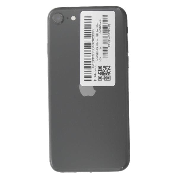 【B】100% iPhone SE2 64 GB SIMフリー　ブラック 本体 APPLE 【Bランク中古品】 SIMロック解除済 SIMフリー iPhone SE 2nd