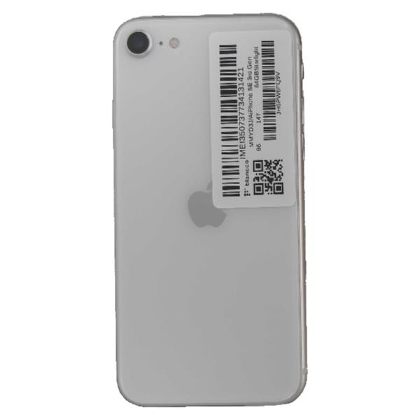 APPLE 【Cランク中古品】 SIMロック解除済 AU iPhone SE 3rd Gen 64 GB