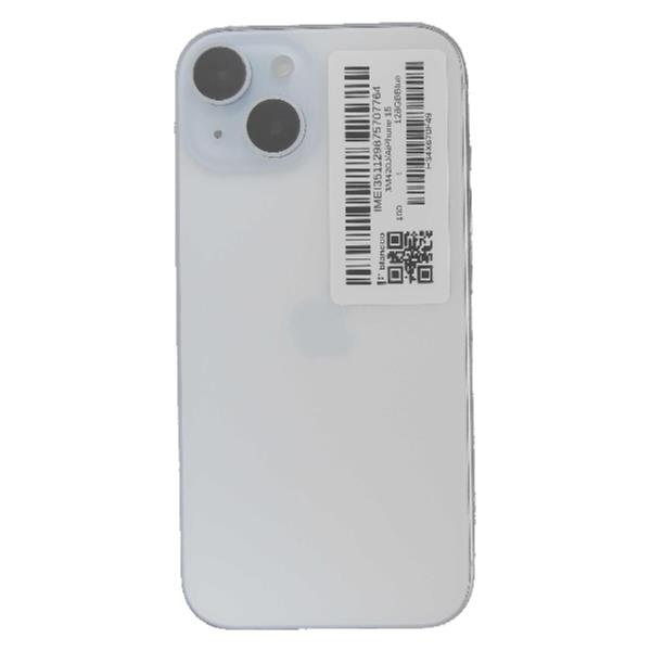 APPLE iPhone 15 128 GB Blue SIMフリー 【Cランク中古品】 3M420J