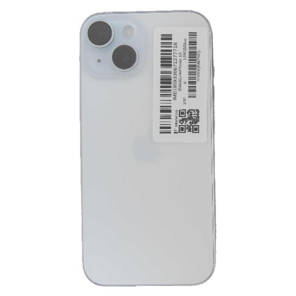 APPLE iPhone 15 128 GB Blue SIMフリー 【Bランク中古品】 3M420J