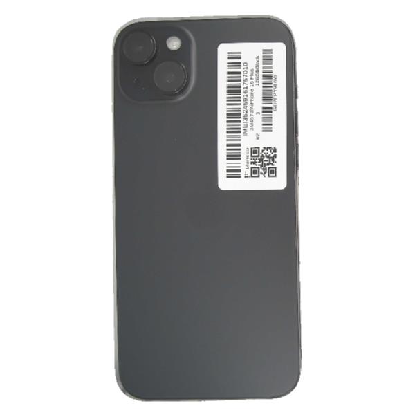 APPLE iPhone 15 Plus 128 GB Black AU 【Cランク中古品】 AU-3M457J