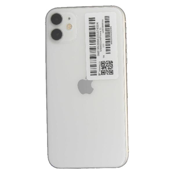 APPLE iPhone 11 128 GB White SIMフリー 【Cランク中古品】 MWM22J