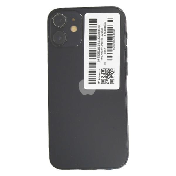 APPLE iPhone 12 mini 64 GB Black AU 【Bランク中古品】 AU-MGA03J