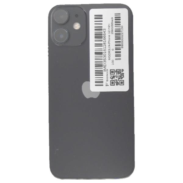 APPLE 【Bランク中古品】 DOCOMO iPhone 12 mini 256 GB Black MGDR3J