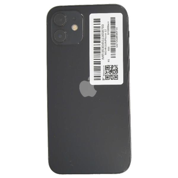 APPLE 【Bランク中古品】 SIMロック解除済 AU iPhone 12 64 GB Black
