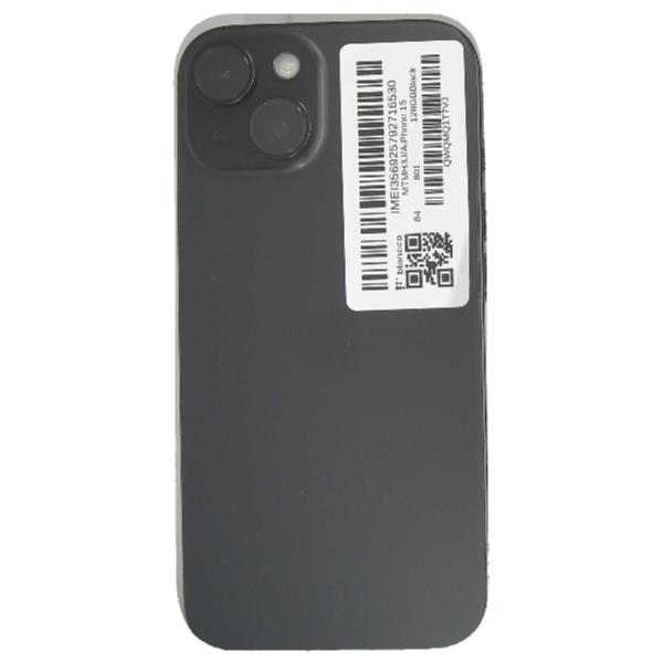 Apple iPhone15 128GB ブラック SIMフリー MTMH3J APPLE 【Bランク中古品】 SIMロック解除済 SIMフリー iPhone 15 128 GB