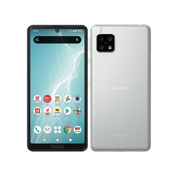 SHARP AQUOS スマートフォン 64GB シルバー SHARP 【Sランク中古品】 SIMフリー AQUOS sense5 64GB シルバー SH