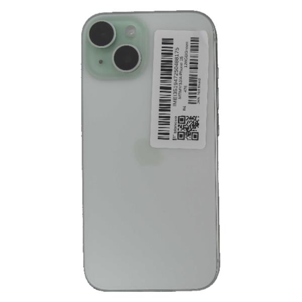 mercy  iPhone 15ミッドナイトグリーン 本体　SIMロック APPLE 【Cランク中古品】 SIMロック解除済 SIMフリー iPhone 15 128 GB