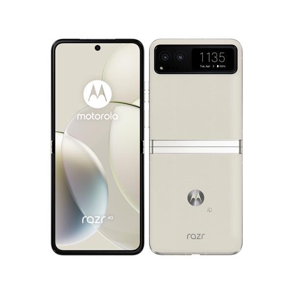 Simフリー　アイボリー4枚、A柄8枚、B柄8枚 MOTOROLA 【Sランク中古品】 SIMフリー motorola razr 40 256GB バニラ
