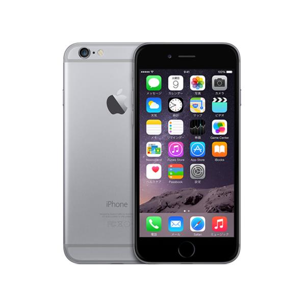 APPLE 【Cランク中古品】 DOCOMO iPhone 6 64 GB Space Gray MG4F2J