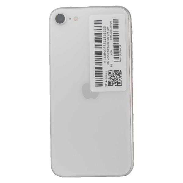 完動iPhoneSE第3世代 白128GB SIMロック無 88% IMEI⚪︎ APPLE 【Bランク中古品】 SIMロック解除済 SIMフリー iPhone SE 3rd