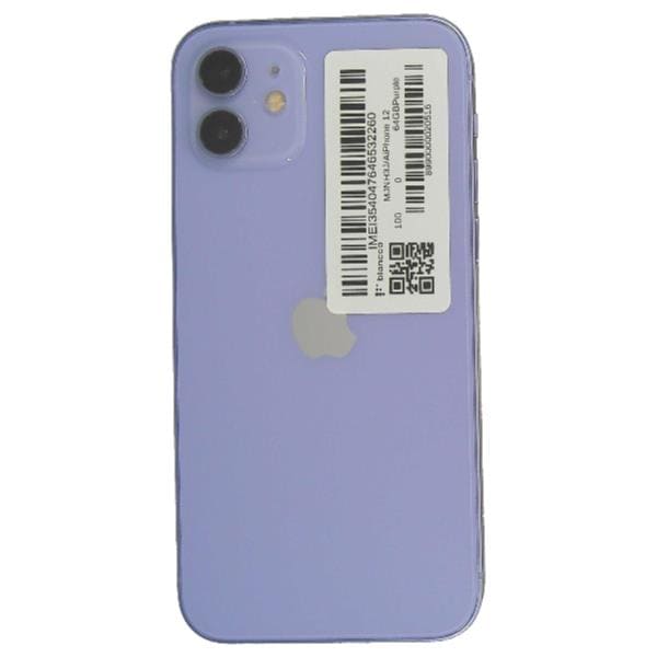 APPLE 【Cランク中古品】 SIMロック解除済 AU iPhone 12 64 GB Purple