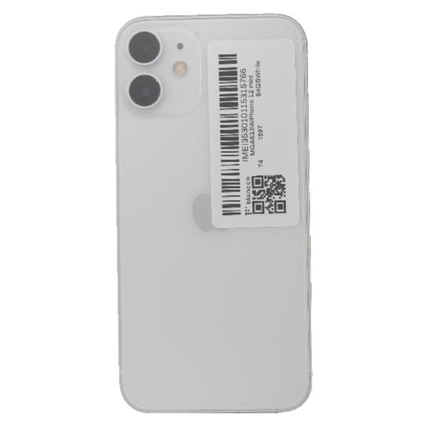 APPLE 【Bランク中古品】 AU iPhone 12 mini 64 GB White MGA63J