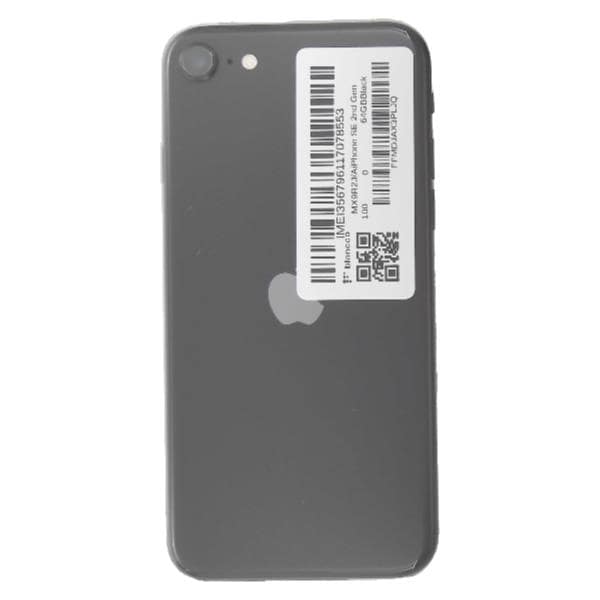 Apple iPhone XsMax ブラック SIMロックなし APPLE 【Bランク中古品】 SIMロック解除済 AU iPhone SE 2nd Gen 64 GB