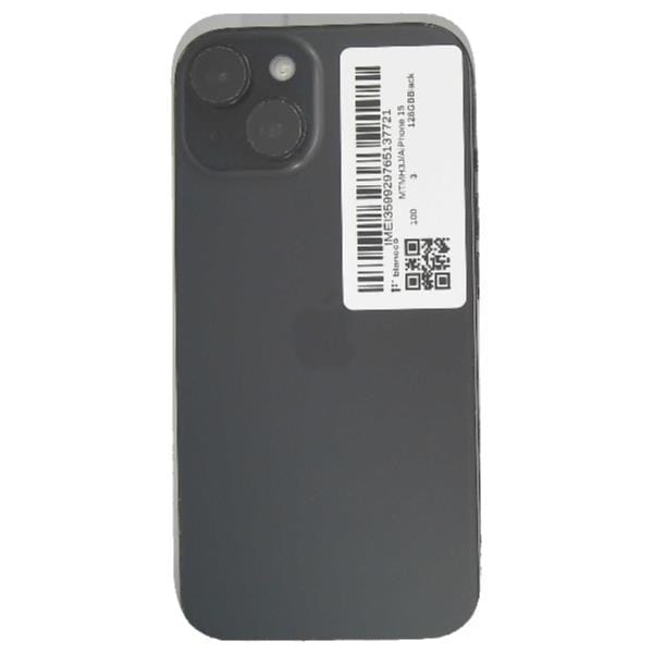 APPLE 【Bランク中古品】 SIMロック解除済 AU iPhone 15 128 GB Black