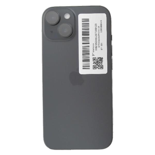 iPhone 15 ブラック 128GB｜ドコモ版（SIMロック解除済）｜MTMH3J/A APPLE 【Bランク中古品】 SIMロック解除済 DOCOMO iPhone 15 128 GB