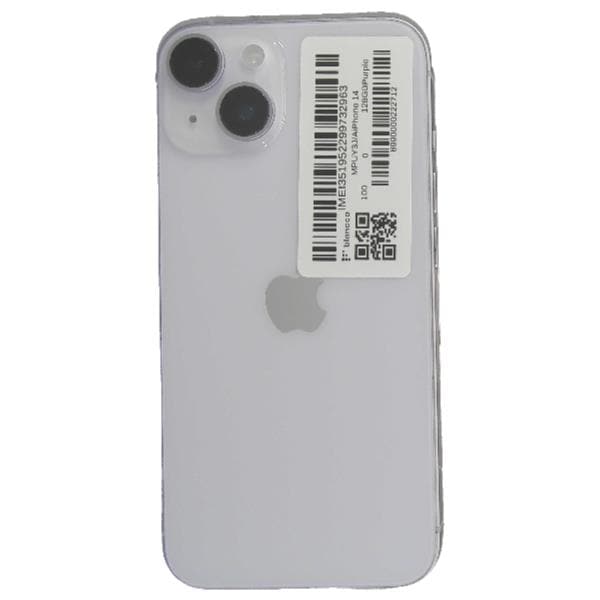 iPhone14 MPUY3J/A 128GB 84% SIMロックなし APPLE 【Bランク中古品】 SIMロック解除済 AU iPhone 14 128 GB Purple