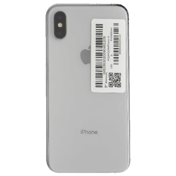 ジャンク】iPhoneX 64GB シルバー Softbank版 FaceID（顔認証）NG