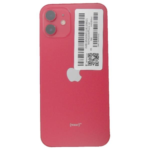 APPLE iPhone 12 64 GB Red Softbank 【Bランク中古品】 SB-MGHQ3J