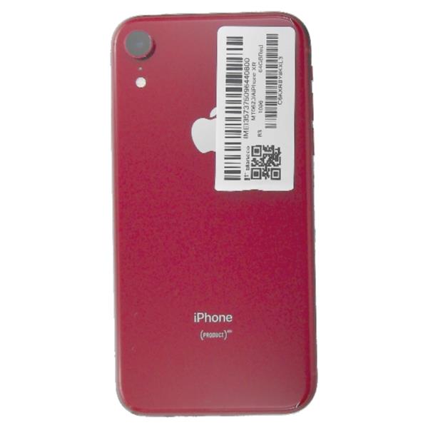 中古 Apple iPhone XR (赤) SIMロック解除済み 初期化済み APPLE 【Bランク中古品】 SIMロック解除済 DOCOMO iPhone XR 64 GB Red
