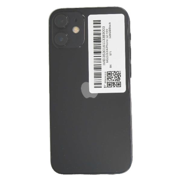【付属品有】iPhone12 ブラック 128 GB docomo APPLE iPhone 12 mini 128 GB Black DOCOMO 【Bランク中古品】 D