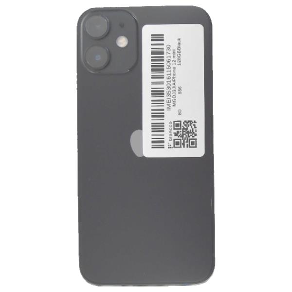 APPLE iPhone 12 mini 128 GB Black DOCOMO 【Cランク中古品】 D