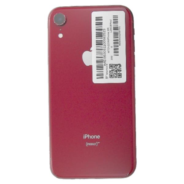 Apple iPhone XR (赤) 本体　128GB SIMロック有り　au APPLE 【Cランク中古品】 SIMロック解除済 AU iPhone XR 128 GB Red