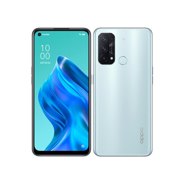 （美品）OPPO Reno5 A 128GB SIMフリー品 OPPO 【Bランク中古品】 Softbank Reno5 A 128 GB アイスブルー A101OP